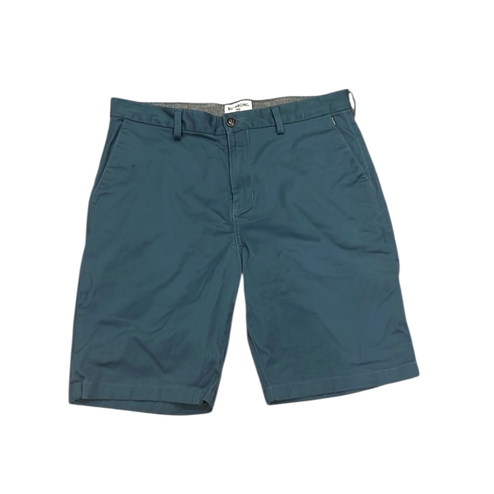 Billabong men’s teal billabong 9.5” shorts size 34